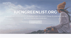 Desktop Screenshot of iucngreenlist.org